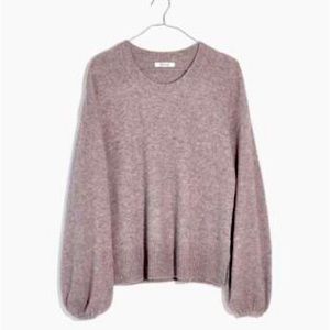 Madewell Payton Pullover Sweater Ballon Sleeves